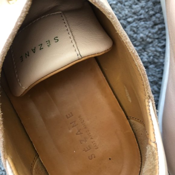 Sezane Jack sneaker in blush, size 40 - Picture 3 of 4